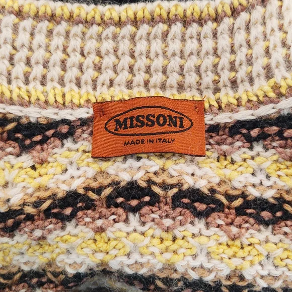Vintage RARE Missoni Silk, Wool &  Mohair Cape Sweater - Picture 4 of 11